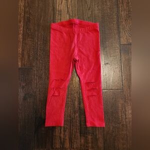 Cat & Jack Red "ripped" pants 2T